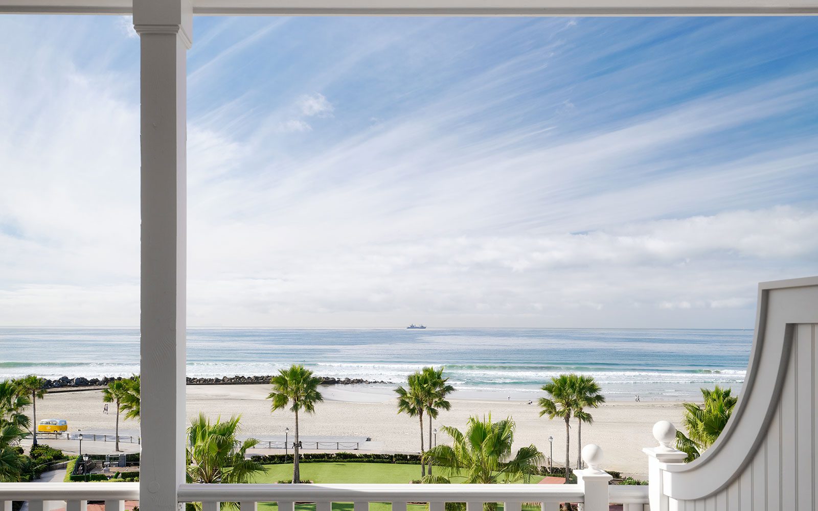 Victorian Oceanfront Balcony