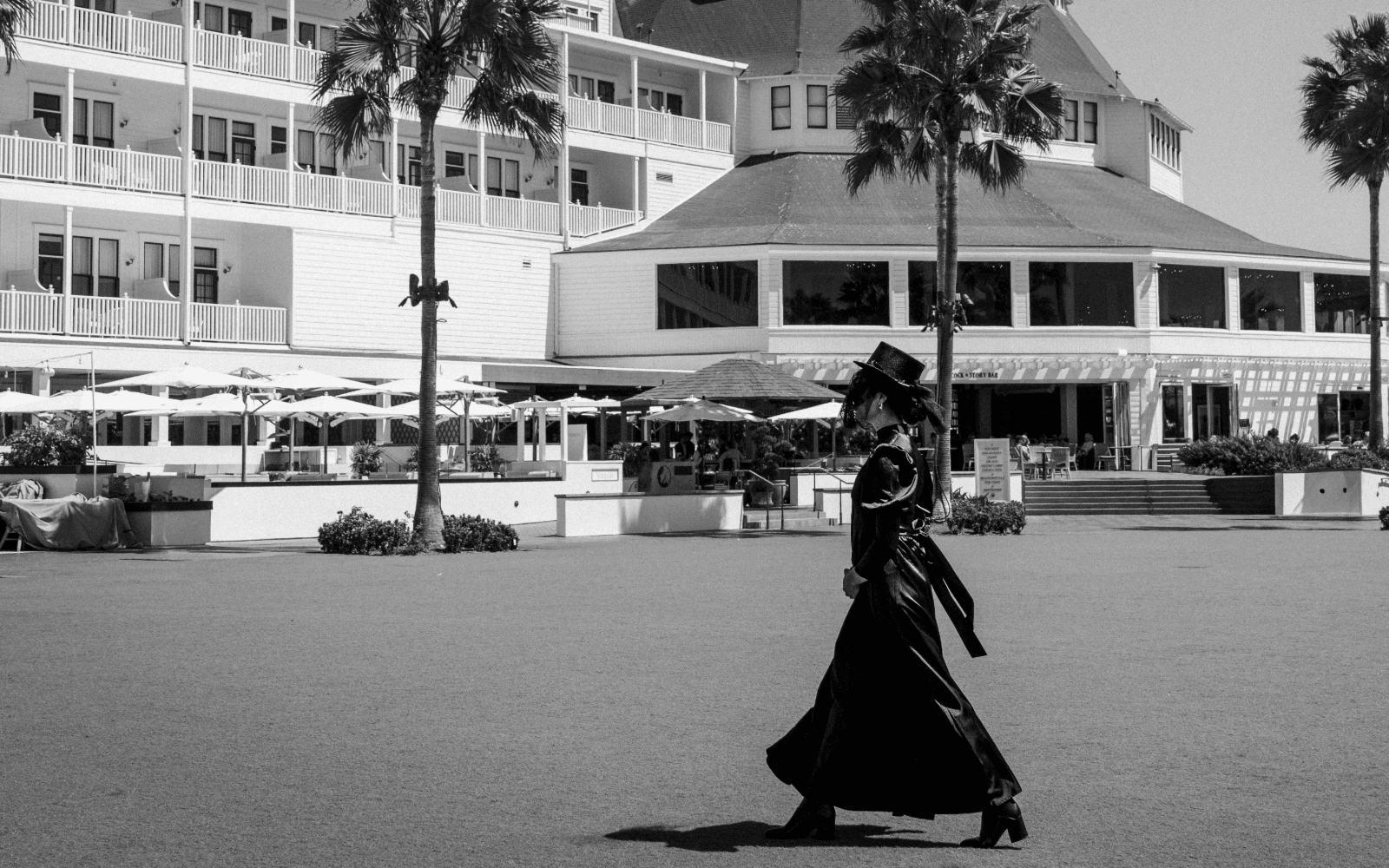 woman walking