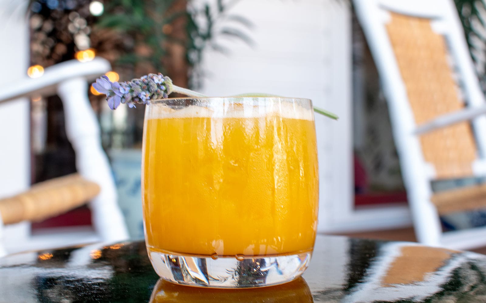 Cocktail on the front porch