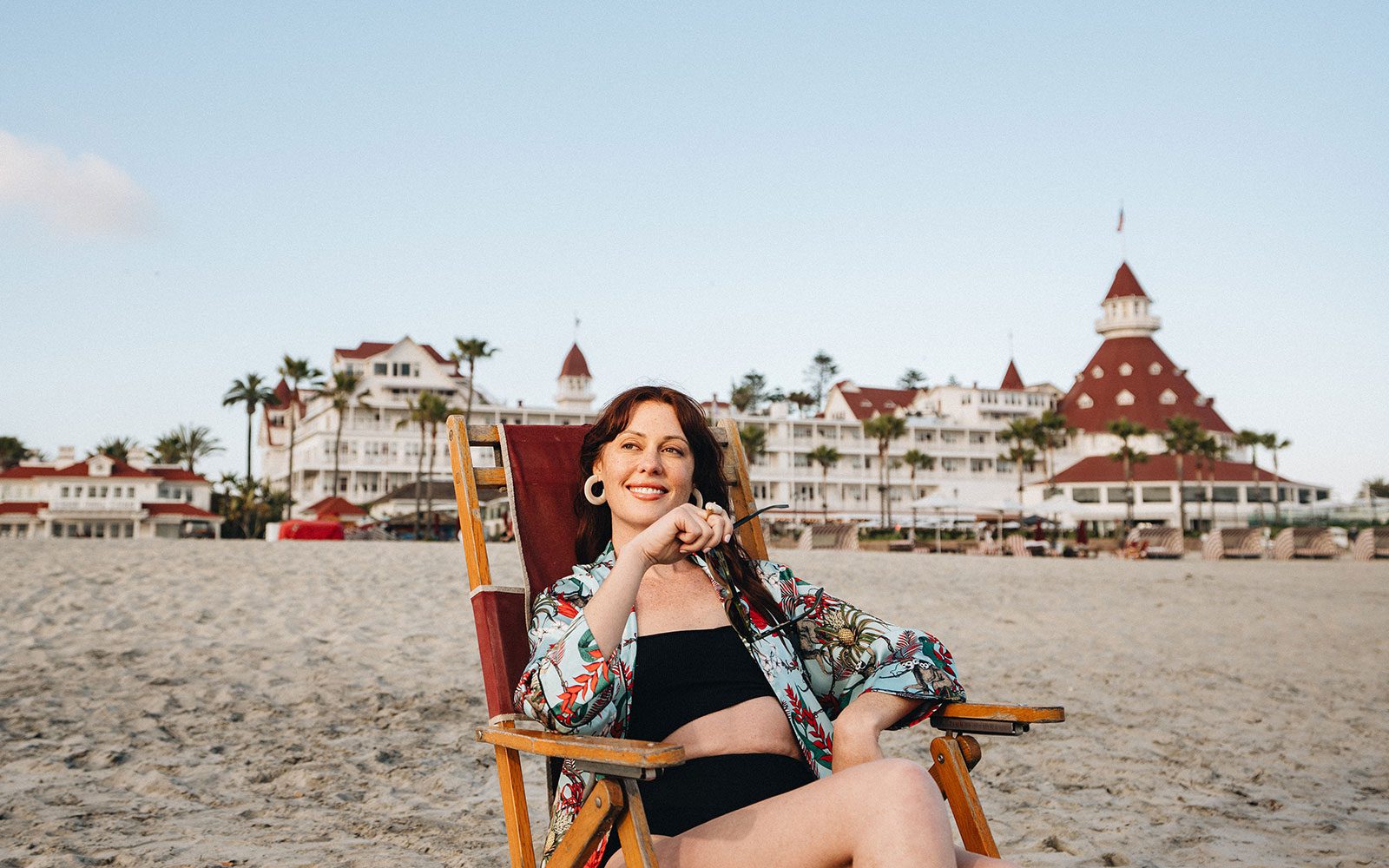 Woman on Del Beach