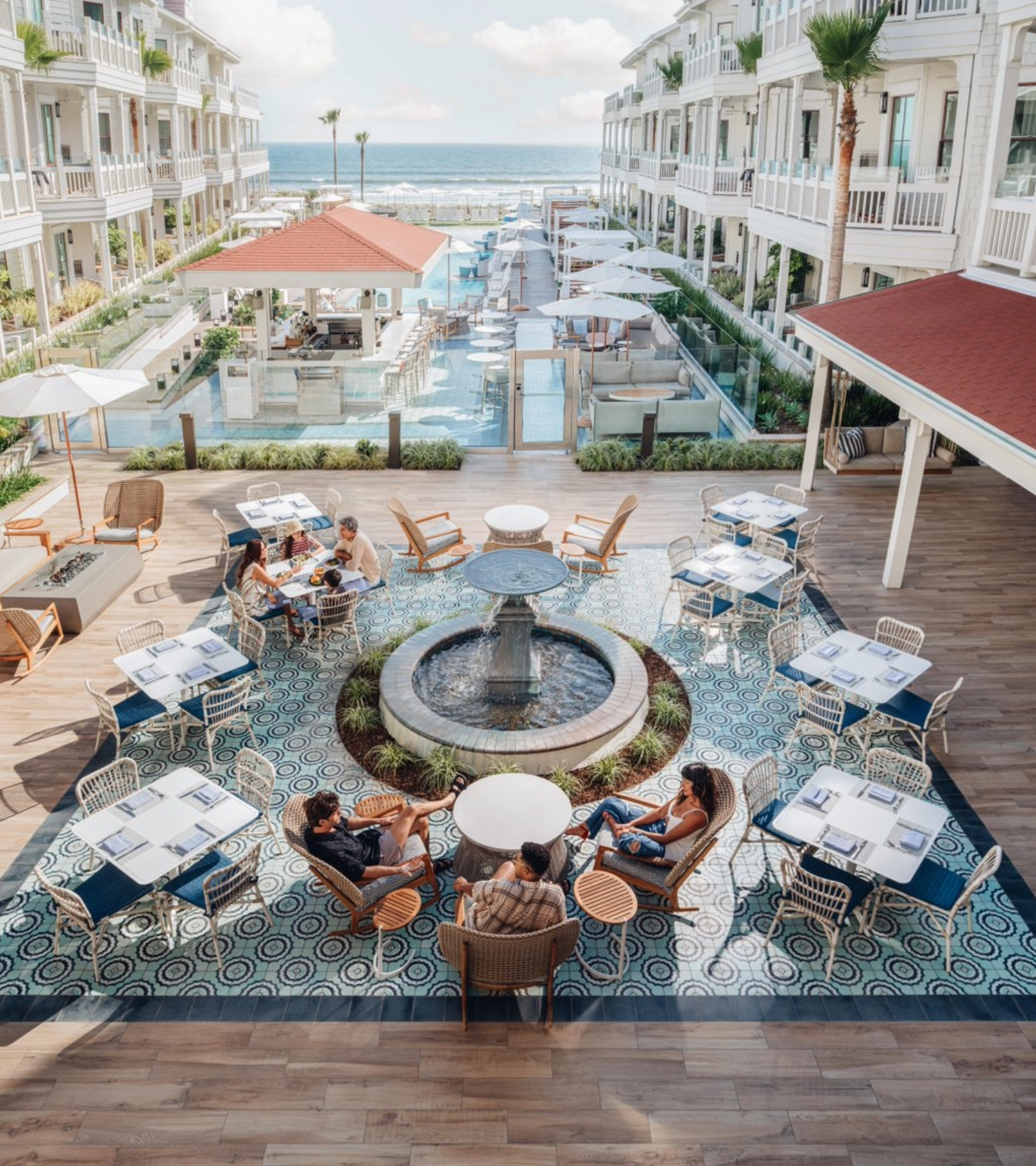 shore house bistro ocean view pool