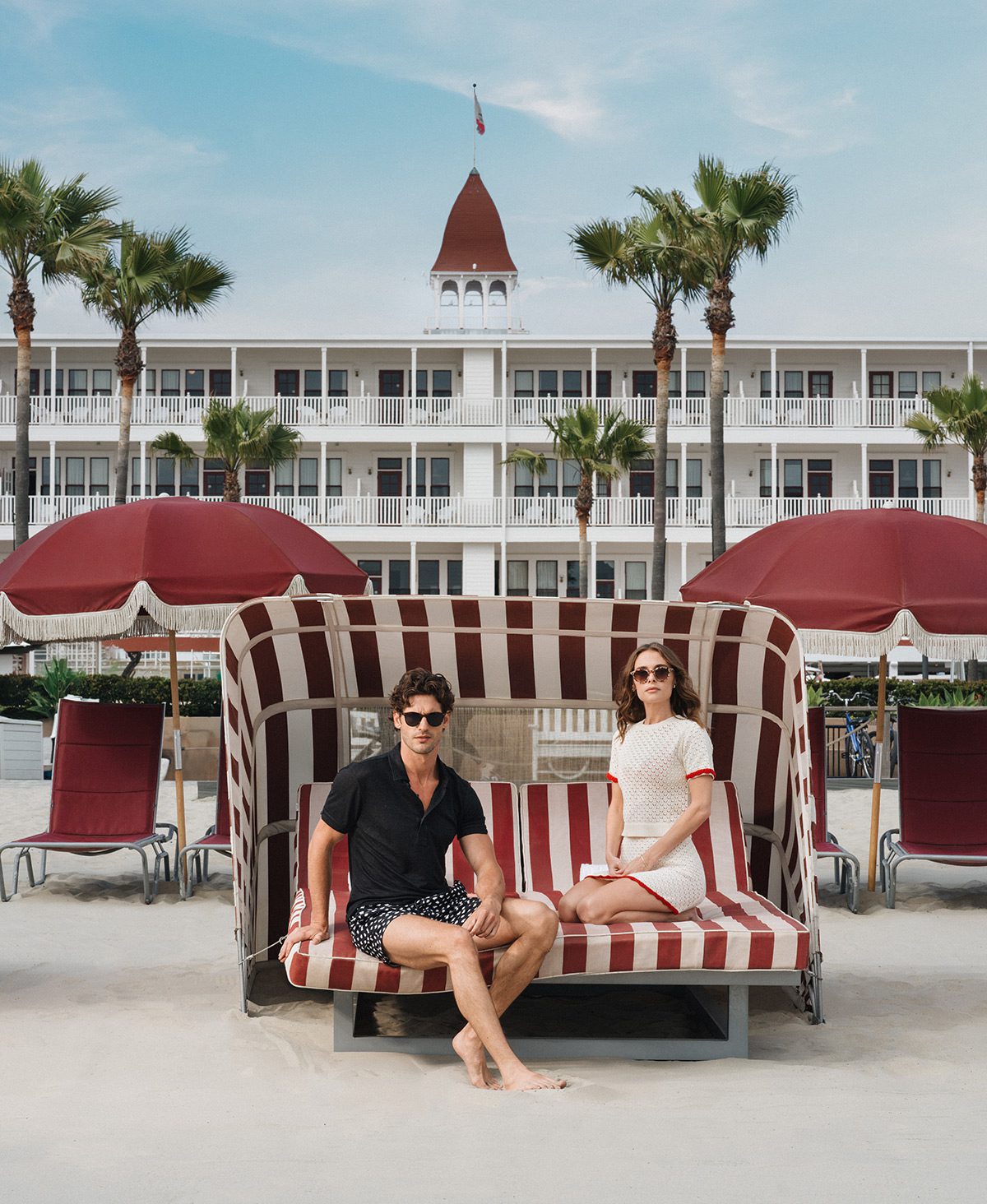 Couple at Del Beach