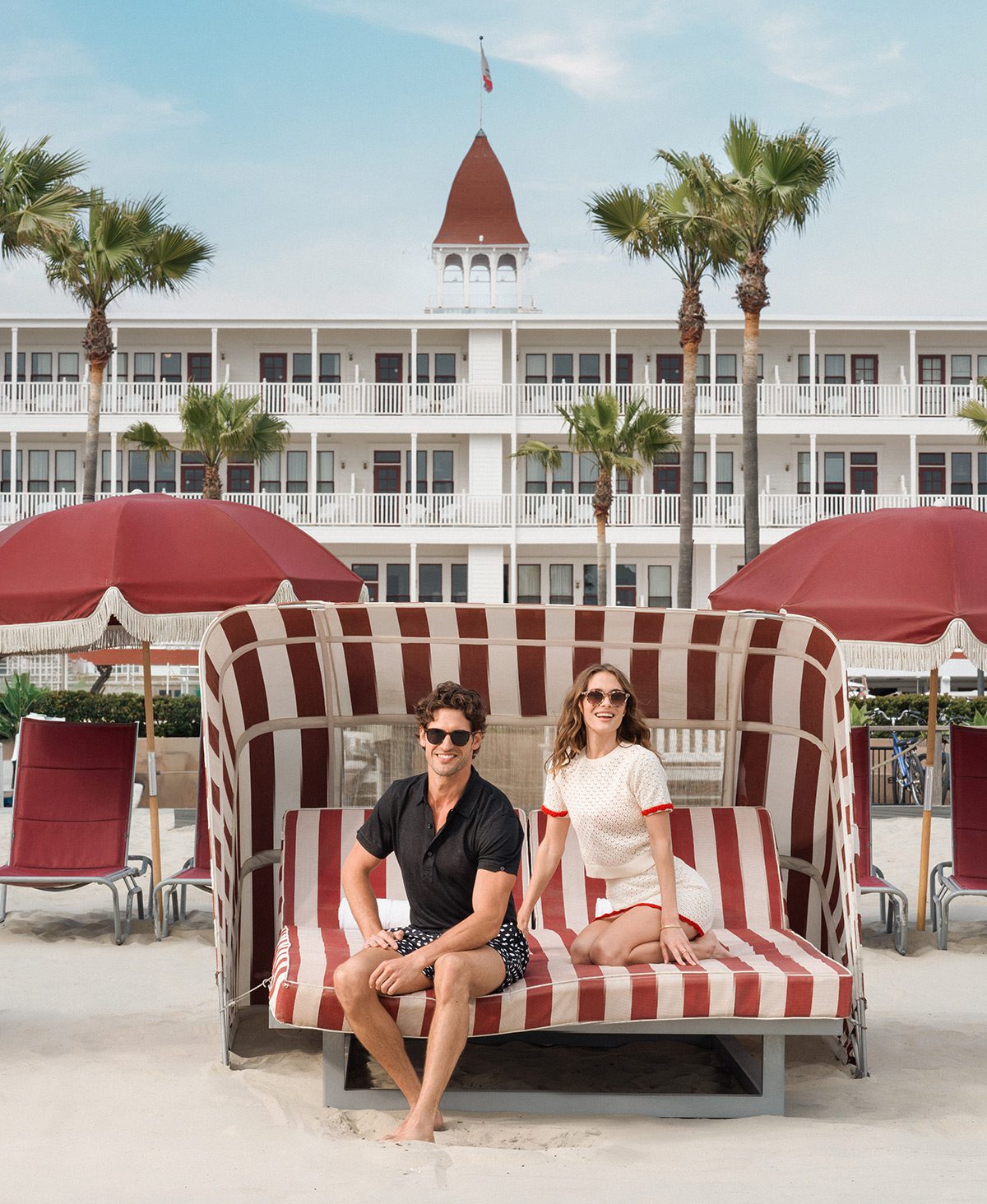 Couple at Del Beach