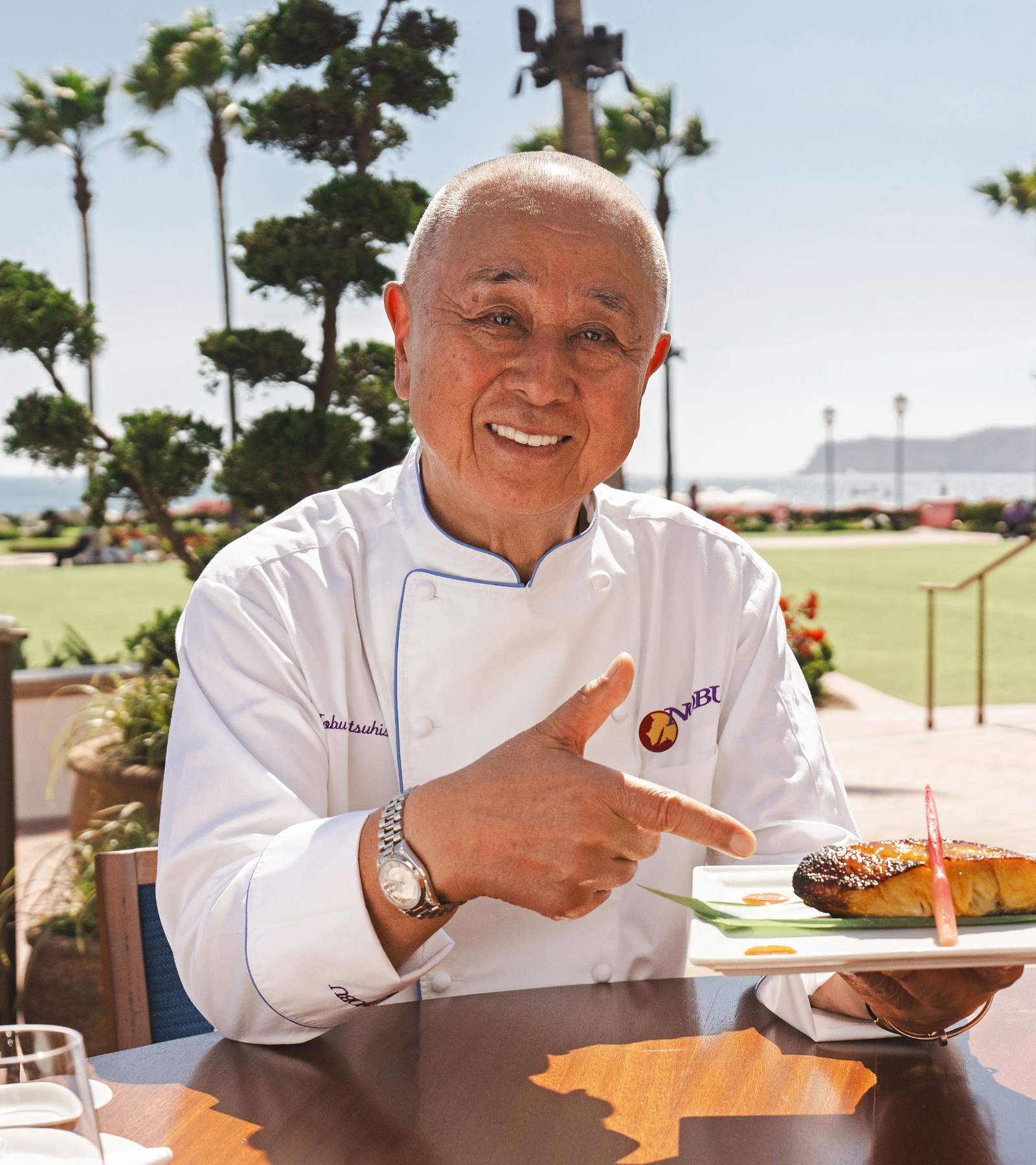 chef nobu with miso black cod